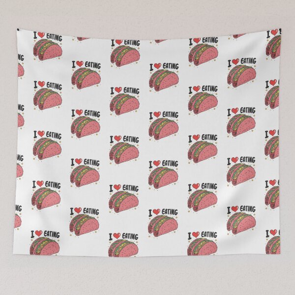 Item preview, I love eating pink tacos designed and sold by NicMacTees.