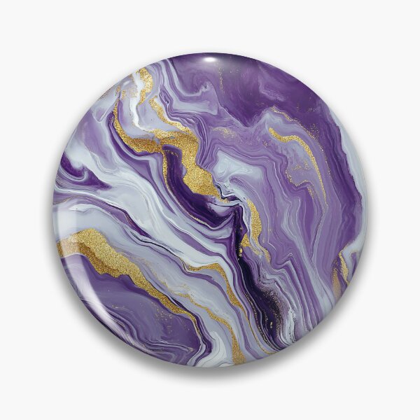 Item preview, Purple Gold Marble Agate Swirls designed and sold by WatercolorLane.