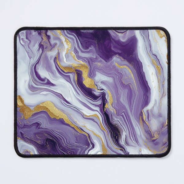 Item preview, Purple Gold Marble Agate Swirls designed and sold by WatercolorLane.