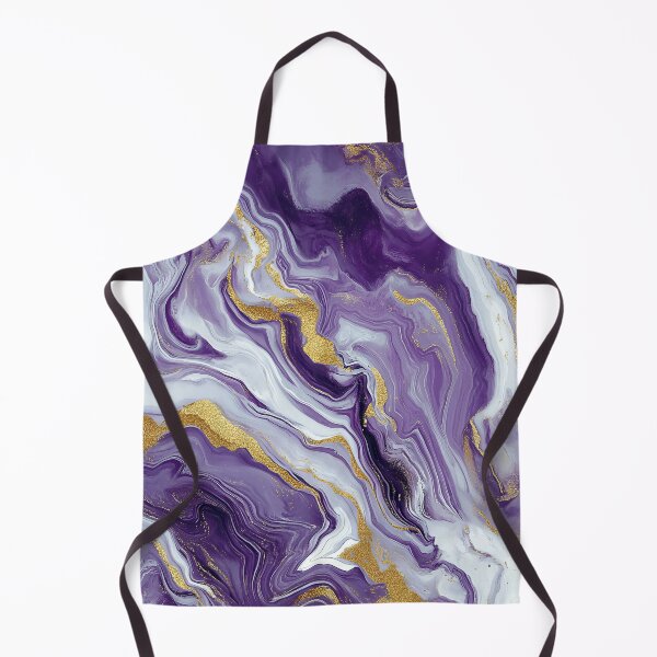 Item preview, Purple Gold Marble Agate Swirls designed and sold by WatercolorLane.