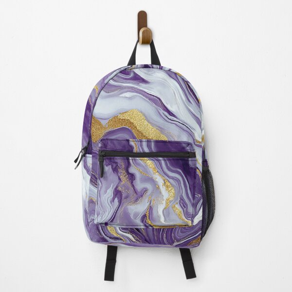 Item preview, Purple Gold Marble Agate Swirls designed and sold by WatercolorLane.