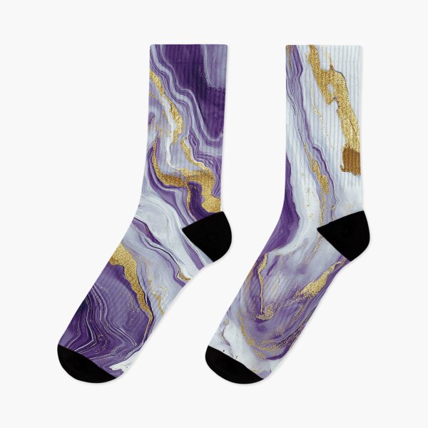 Item preview, Purple Gold Marble Agate Swirls designed and sold by WatercolorLane.
