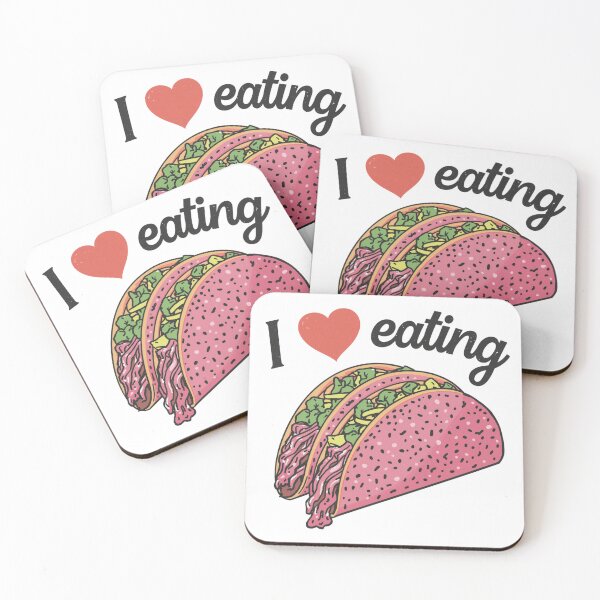Item preview,  I love eating pink tacos designed and sold by NicMacTees.