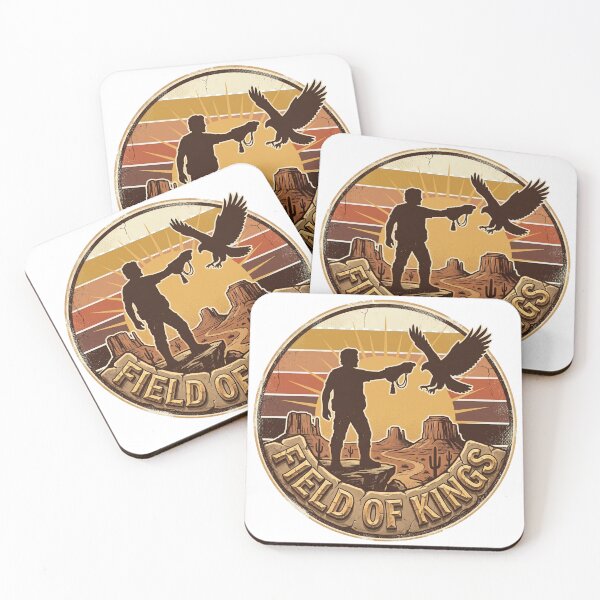 Item preview, Field of Kings Falconer Hawk Falconry Ancient Sport Desert Retro designed and sold by afarkar.