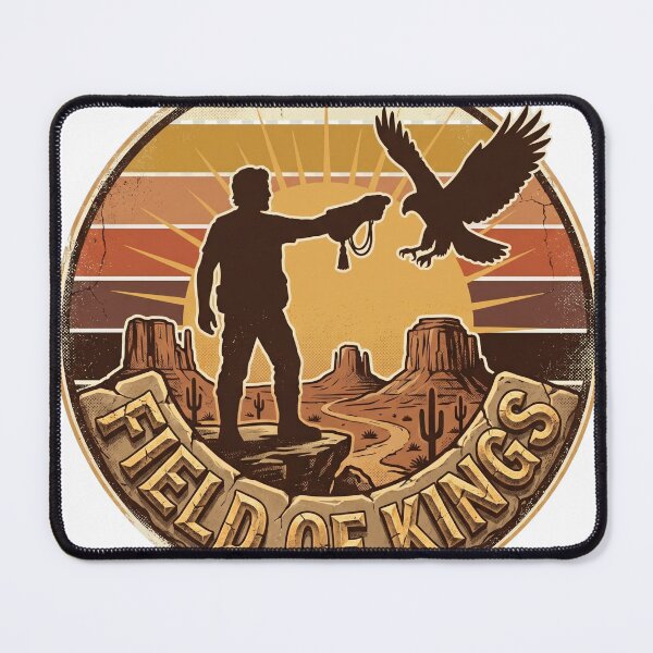 Item preview, Field of Kings Falconer Hawk Falconry Ancient Sport Desert Retro designed and sold by afarkar.