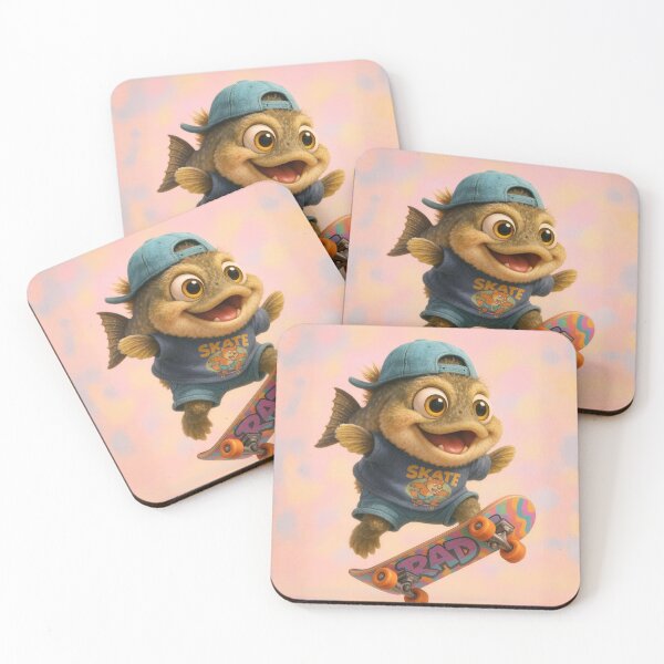 Item preview, Skater Walleye Fish designed and sold by Sillytoe.