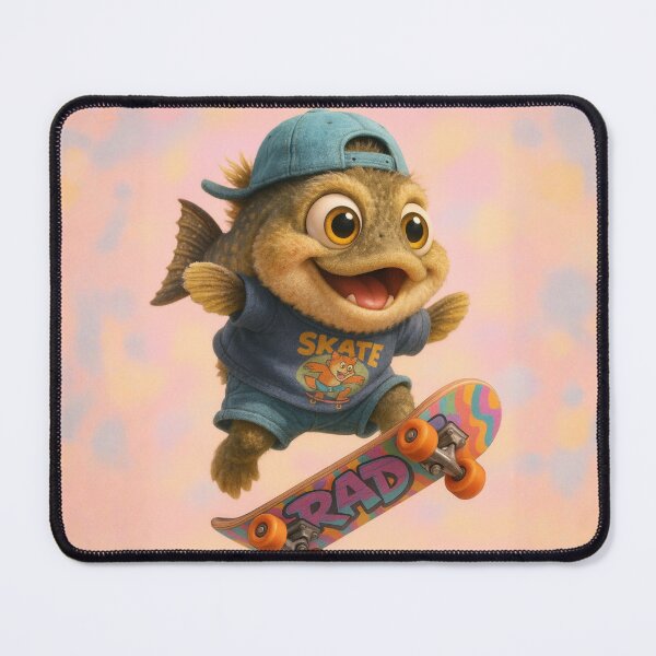 Item preview, Skater Walleye Fish designed and sold by Sillytoe.