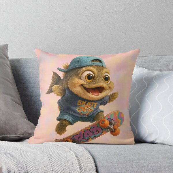 Item preview, Skater Walleye Fish designed and sold by Sillytoe.