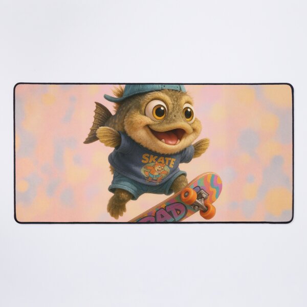 Item preview, Skater Walleye Fish designed and sold by Sillytoe.