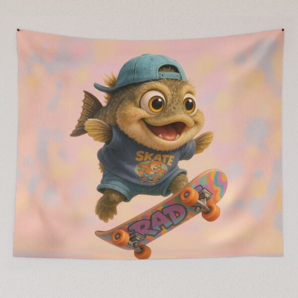 Item preview, Skater Walleye Fish designed and sold by Sillytoe.