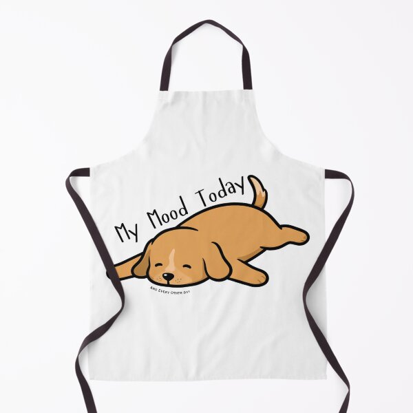 Item preview, Sleepy Puppy | Tired Dog Mood | Lazy Golden Retriever Cartoon designed and sold by DonnaRaine.