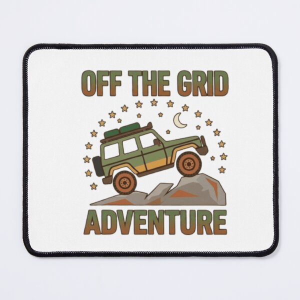 Item preview, Off The Grid Adventure 4x4 - Selvatic Green designed and sold by MudAndComic.