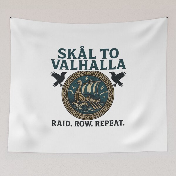 Item preview, Skal to Valhalla Raid Row Repeat Viking Longship designed and sold by Mythborn Saga.