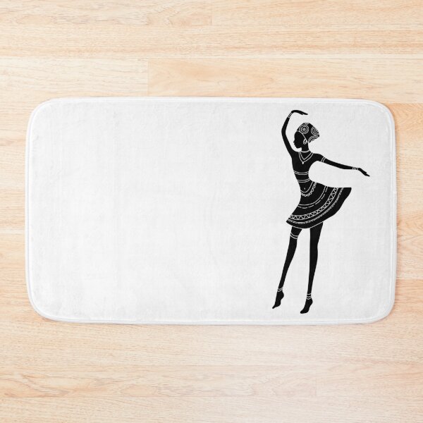 Item preview, Minimalist Tribal African Woman Dancing Illustration designed and sold by Achini Madhushika.