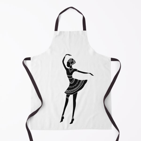 Item preview, Minimalist Tribal African Woman Dancing Illustration designed and sold by PixiePop Art.