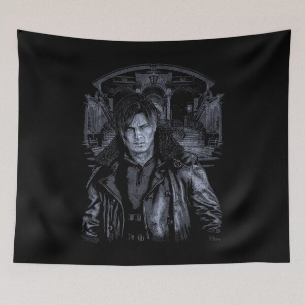 Item preview, Leon Kennedy Resident Evil 9 Requiem Chronic Care Center Rhodes Hill Distressed designed and sold by Power Up Prints.