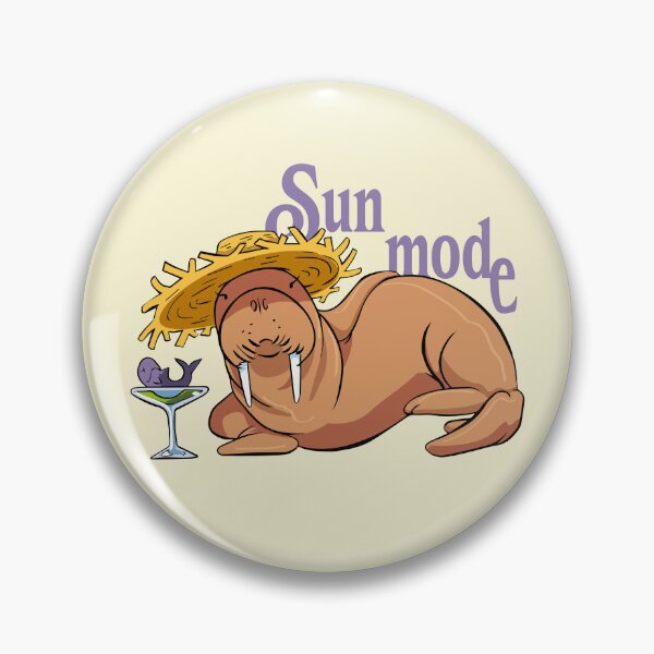 Item preview, walrus sun mode designed and sold by Konopikyu.