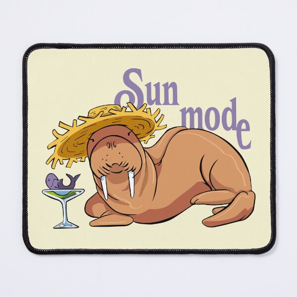 Item preview, walrus sun mode designed and sold by Konopikyu.