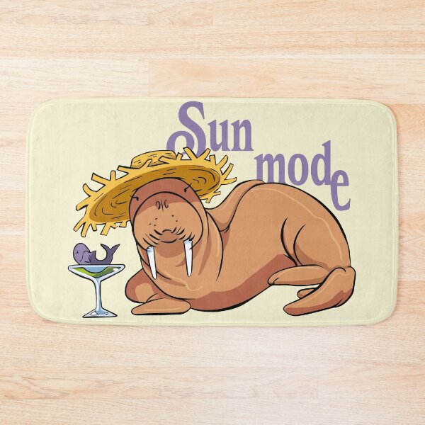 Item preview, walrus sun mode designed and sold by Konopikyu.