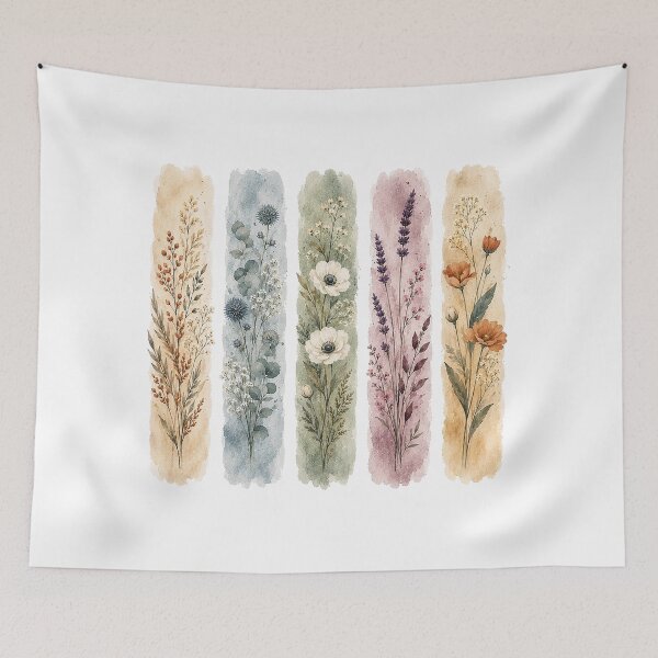 Item preview, Watercolor Floral Bookmark Set designed and sold by PetalGarden.