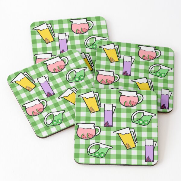 Item preview, Green Gingham with Fruit Juices designed and sold by PCaleDesigns.