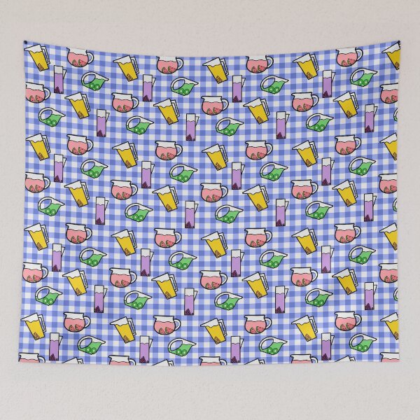 Item preview, Blueberry Gingham with Fruit Juices designed and sold by PCaleDesigns.