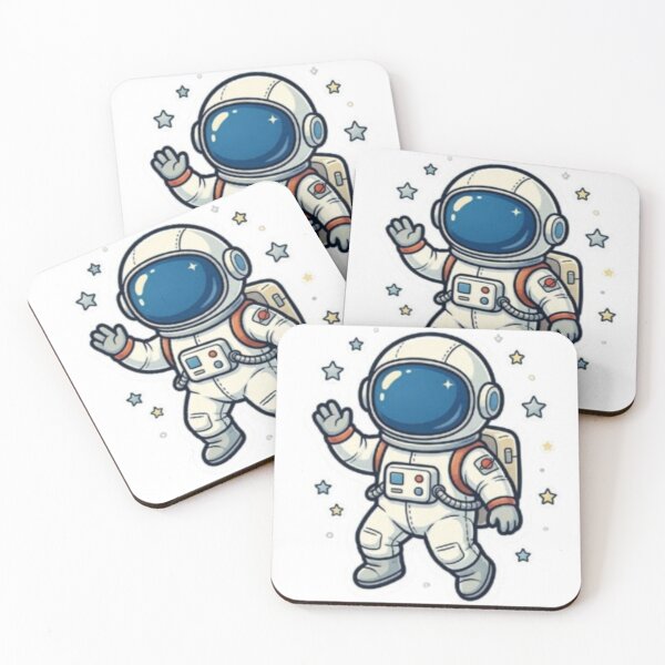 Item preview, Cute Floating Astronaut Space Sticker designed and sold by ckartes100.