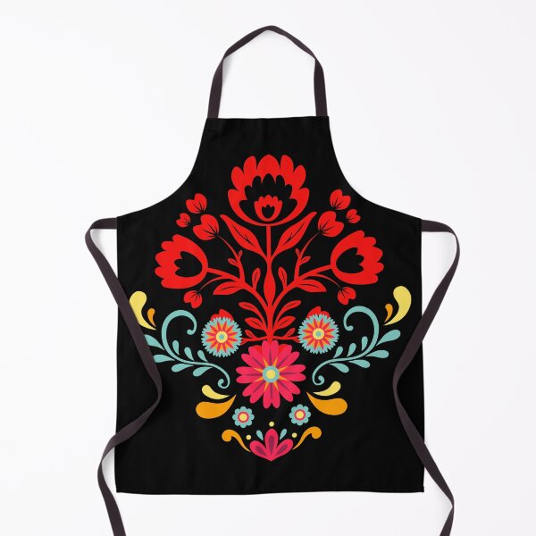 Item preview, Scandinavian Folk Floral Art – Colorful Nordic Botanical Pattern T-Shirt designed and sold by KostekArtShop.