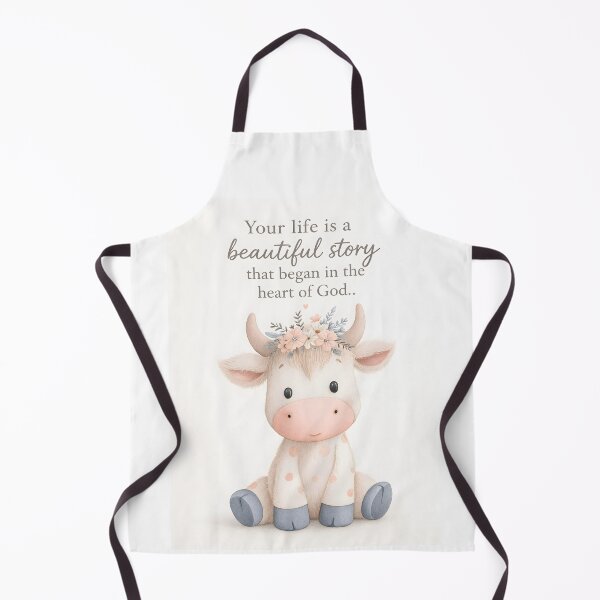 Item preview, Your Life Is a Beautiful Story Christian Nursery Cow Quote designed and sold by LoveNurseries.