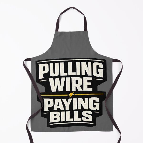 Item preview, Pulling Wire Paying Bills Funny Electrician Trade Shirt designed and sold by The Daily Goods.