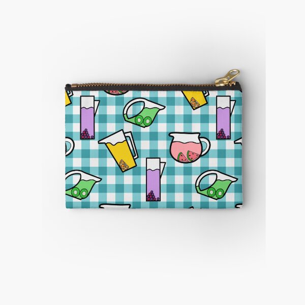 Item preview, Teal Gingham with Fruit Juices designed and sold by PCaleDesigns.