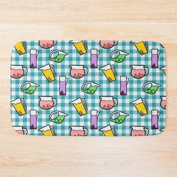 Item preview, Teal Gingham with Fruit Juices designed and sold by PCaleDesigns.