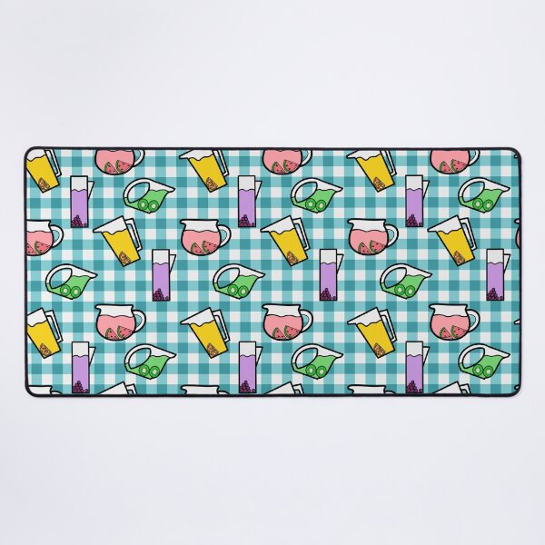 Item preview, Teal Gingham with Fruit Juices designed and sold by PCaleDesigns.
