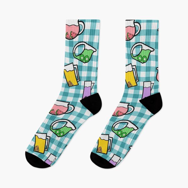 Item preview, Teal Gingham with Fruit Juices designed and sold by PCaleDesigns.