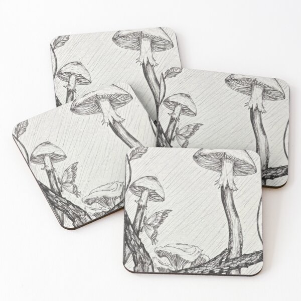 Item preview, Inky Mushroom Notebook designed and sold by InnovativeJess.