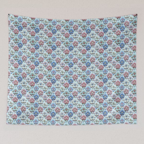 Item preview, Country Fabric Flower 3d style designed and sold by Printfantasia .
