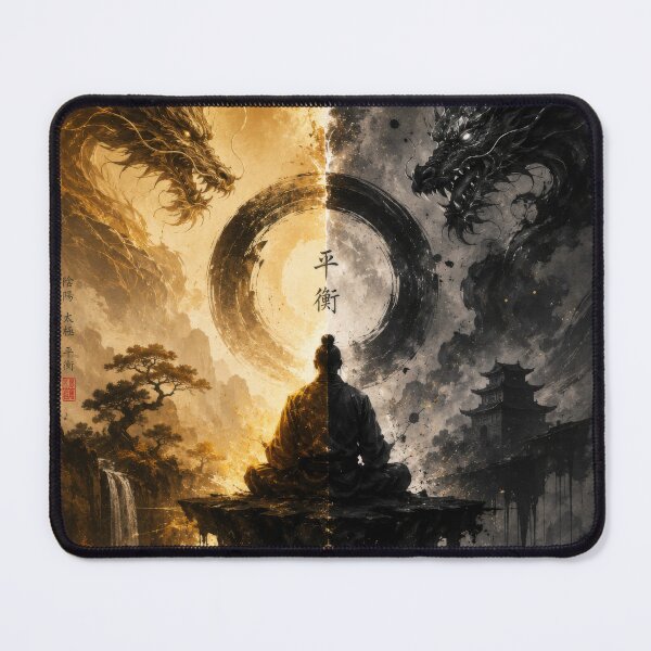 Item preview, Yin and Yang Meditation  Portrait  designed and sold by Geralthewhite.