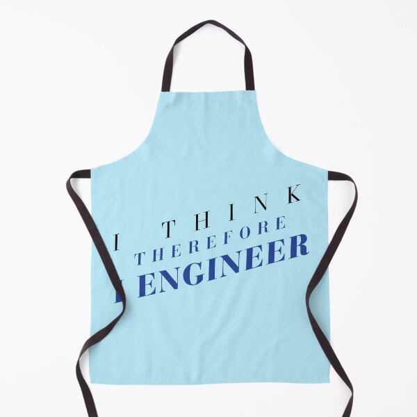 Item preview, I Think Therefore I Engineer Funny Engineer T-Shirt Smart Humor Gift Engineering Tee designed and sold by BananaPrint.