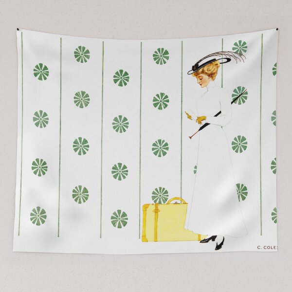 Item preview, Fadeaway by Coles Phillips - Vintage Edwardian Travel Illustration for Retro Fashion Lovers designed and sold by RickE.