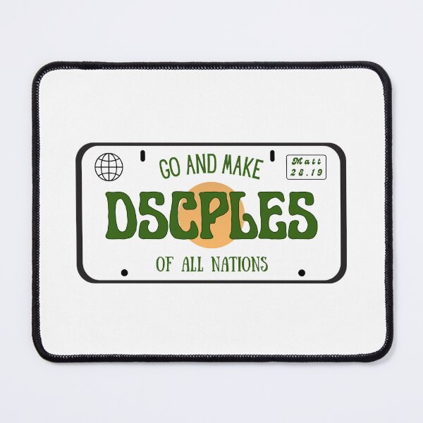 Item preview, Great Commission License Plate designed and sold by Ash Tree Designs.