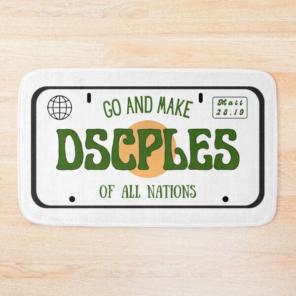Item preview, Great Commission License Plate designed and sold by Ash Tree Designs.