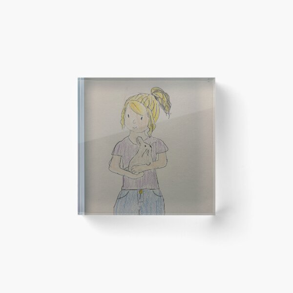 Item preview, a girl and a bunny designed and sold by Common Graces.