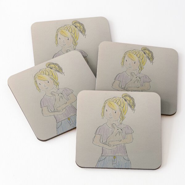 Item preview, a girl and a bunny designed and sold by Common Graces.