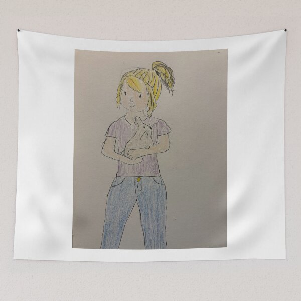 Item preview, a girl and a bunny designed and sold by Common Graces.
