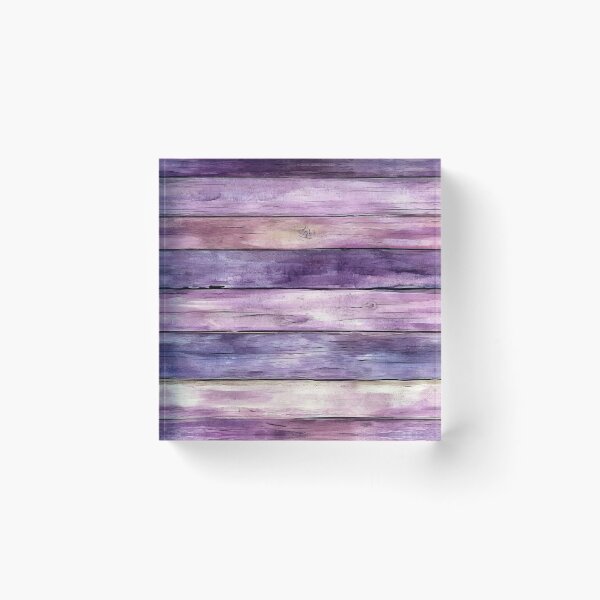 Item preview, Purple Watercolor Rustic Wood Planks Look designed and sold by WatercolorLane.