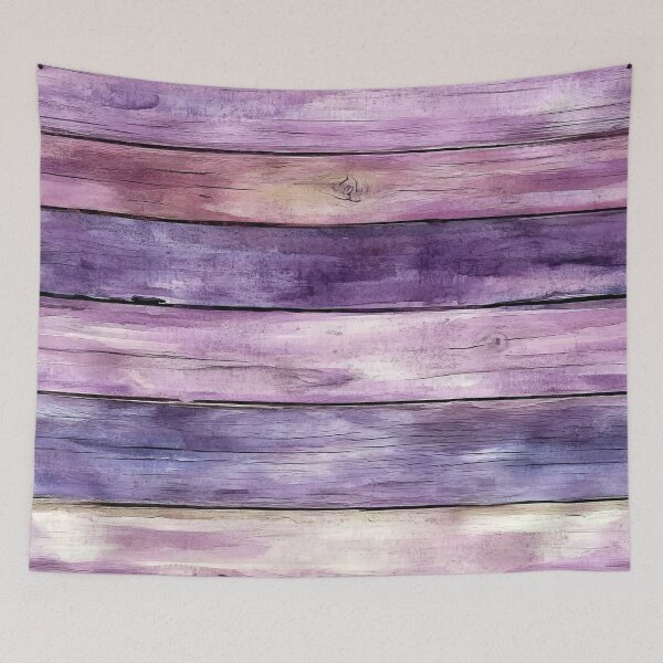 Item preview, Purple Watercolor Rustic Wood Planks Look designed and sold by WatercolorLane.