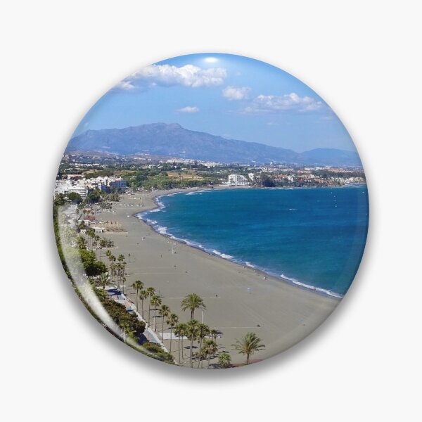 Item preview, A panoramic view of the beachfront in Estepona, Spain designed and sold by drmiller52.