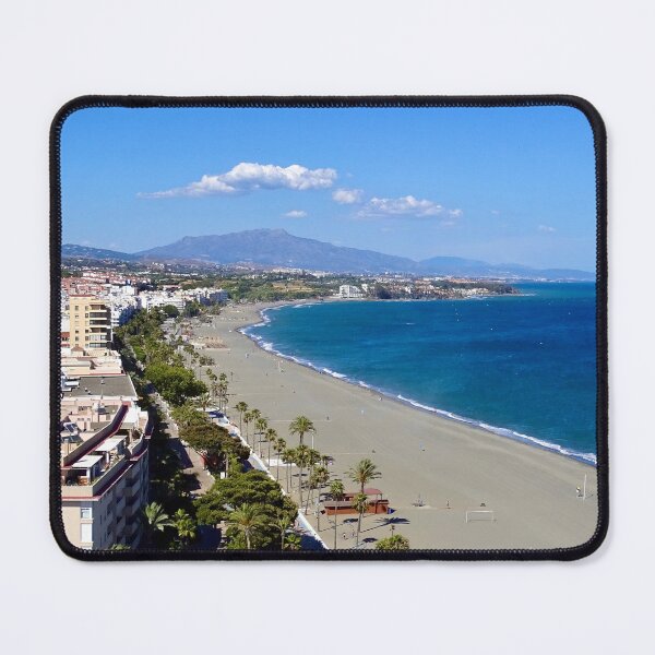 Item preview, A panoramic view of the beachfront in Estepona, Spain designed and sold by drmiller52.