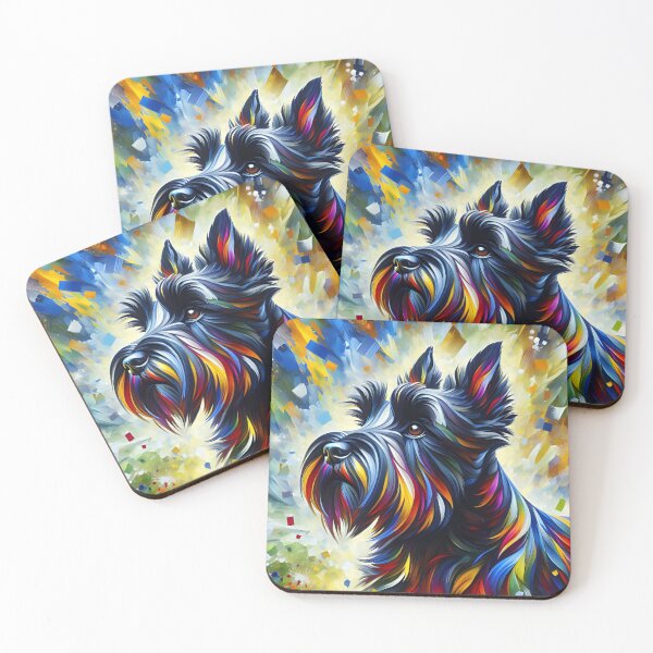 Item preview, Scottish Terrier Acrylic Art: Black Scottie designed and sold by Puppy Puzzles Plus.