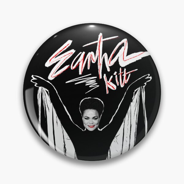 Item preview, EARTHA KITT 80S RETRO STYLE BLACK BACKGROUND designed and sold by DiscoDiscoMx.